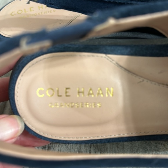 Cole Haan Geneva Lug Sole Slingback Mule - like new - Picture 3 of 6